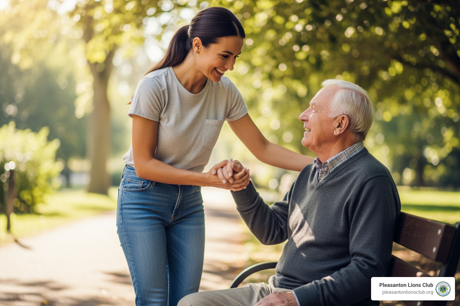volunteer helping a senior citizen with a smile - dublin volunteer opportunities volunteer helping a senior citizen with a smile - dublin volunteer opportunities