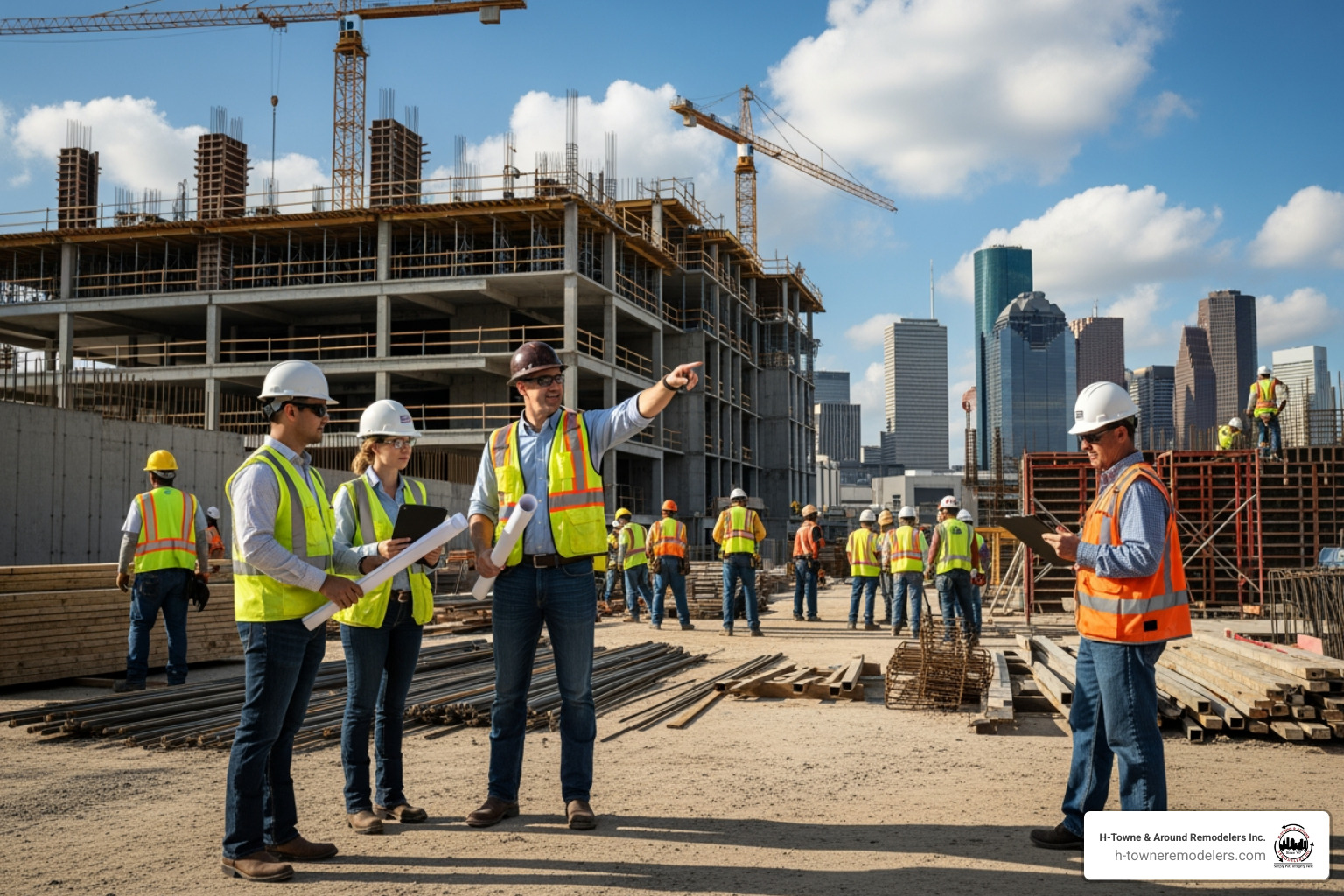 computer screen showing online directory of contractors - general contractor houston