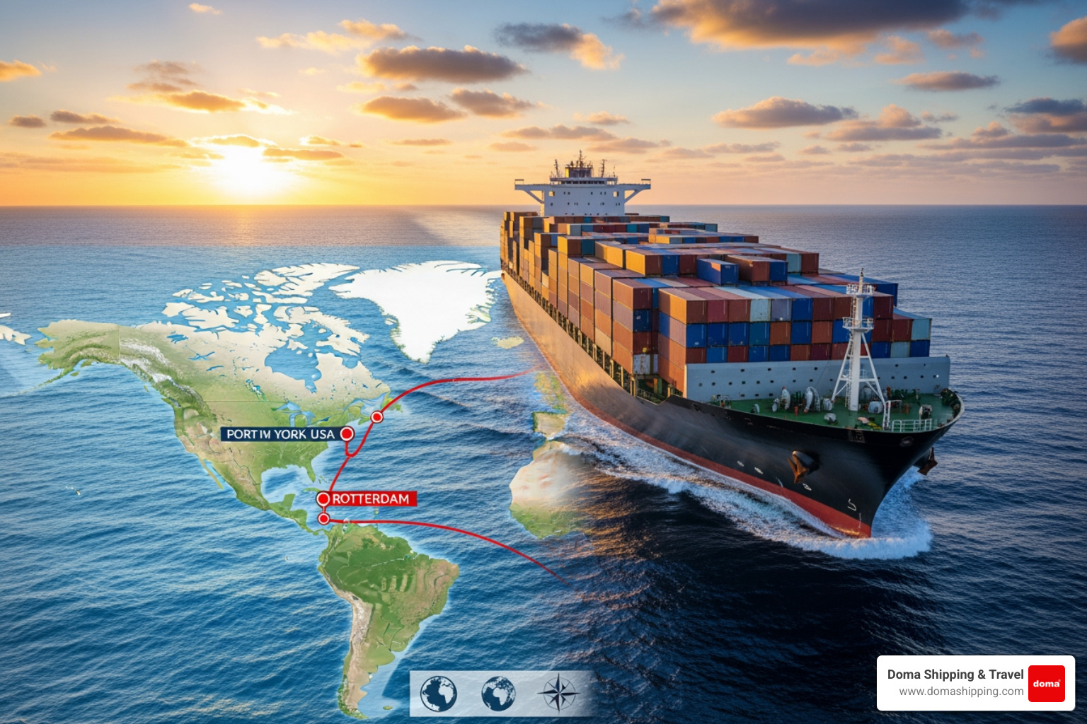 properly packed and labeled international parcel showing customs forms in a US residential setting - shipping forwarder usa to europe