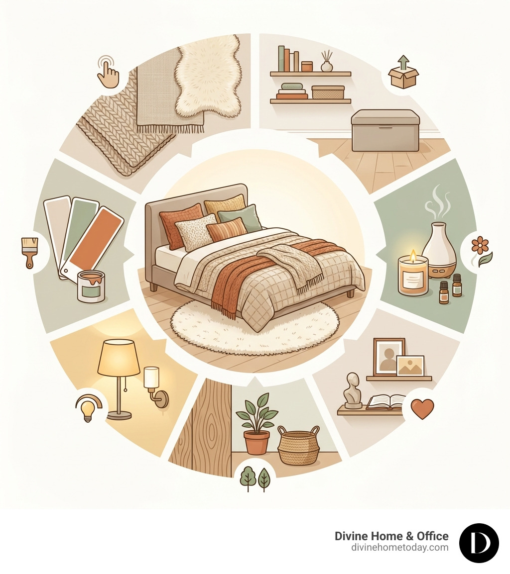 7 Tips And Tricks To Create A Cozy Bedroom | Divine Home & Office ...