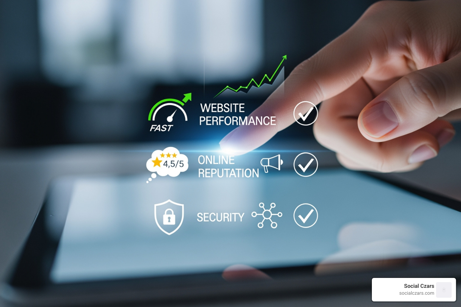 A checklist for an SEO emergency audit including website downtime, traffic loss, negative reviews, and security alerts - Emergency SEO for Doctors