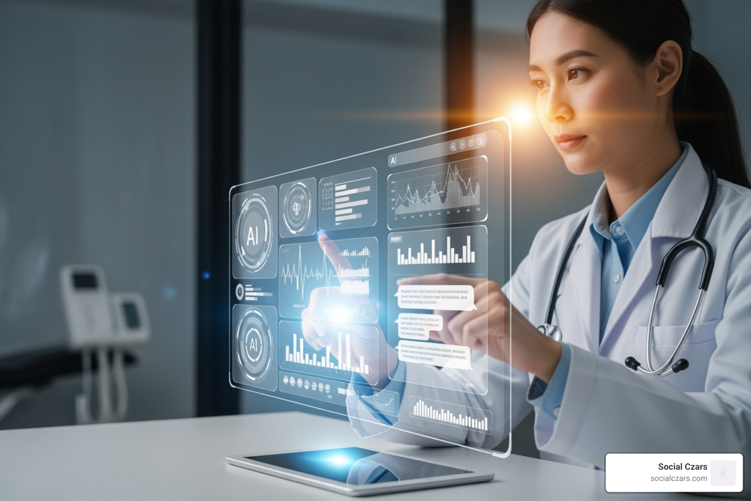 clinical workflow diagram incorporating AI touchpoints - ChatGPT for Doctors