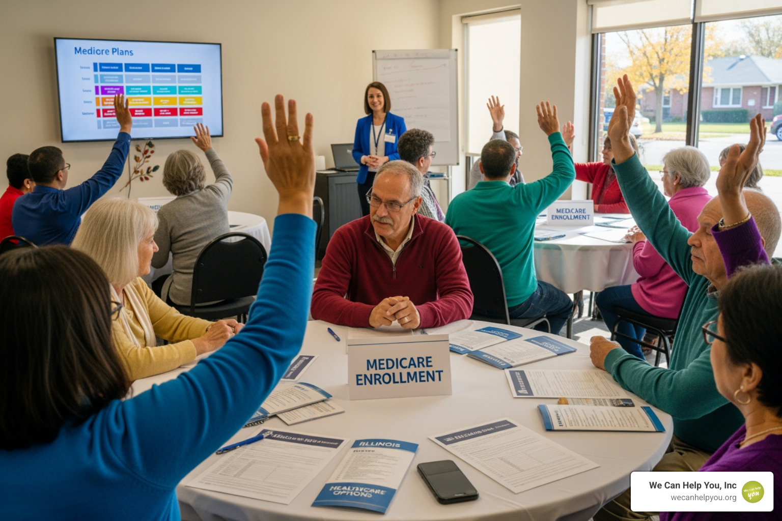 calendar highlighting key Medicare dates - Medicare enrollment Illinois