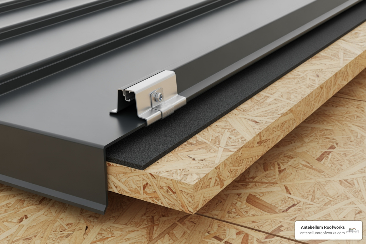 standing seam metal roof panel with a cutaway showing the locking mechanism and underlayment - metal roofing tennessee standing seam metal roof panel with a cutaway showing the locking mechanism and underlayment - metal roofing tennessee