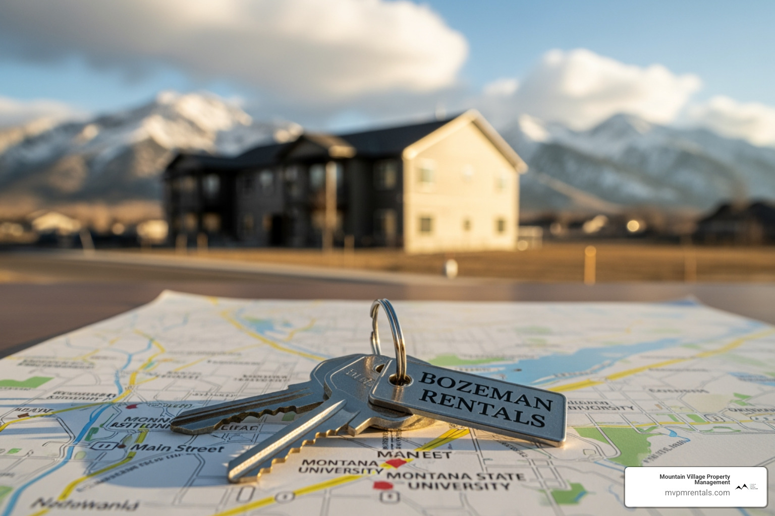 online owner portal dashboard on a laptop - property management rentals bozeman