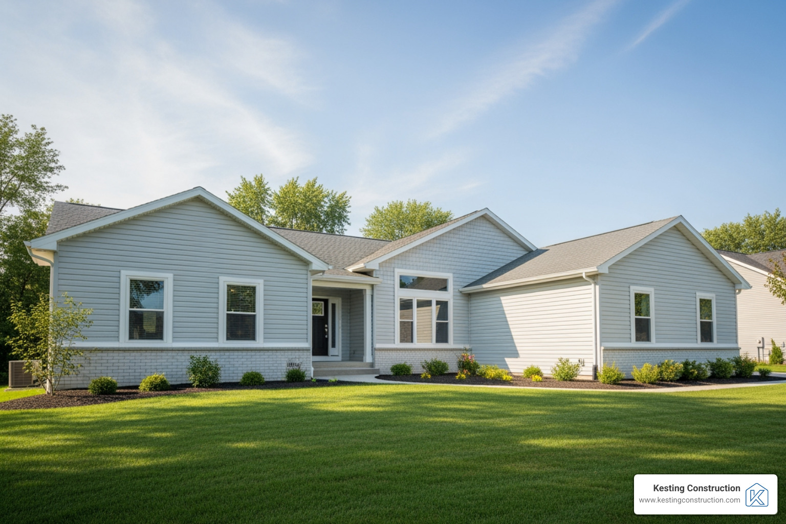 home with clean vinyl siding - cost of siding per square foot installed home with clean vinyl siding - cost of siding per square foot installed