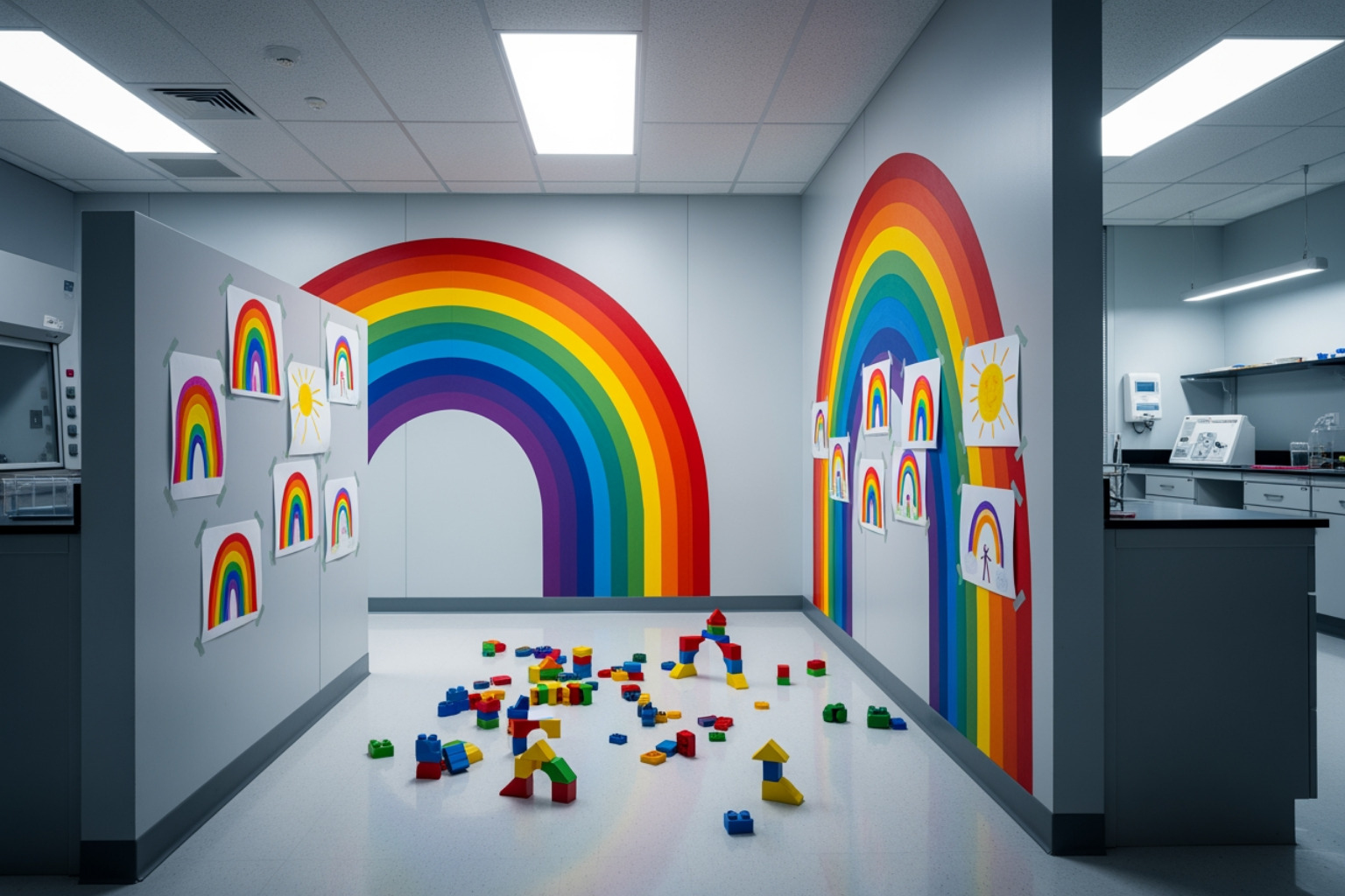 Rainbow Room at Hawkins Lab - kali stranger things Rainbow Room at Hawkins Lab - kali stranger things