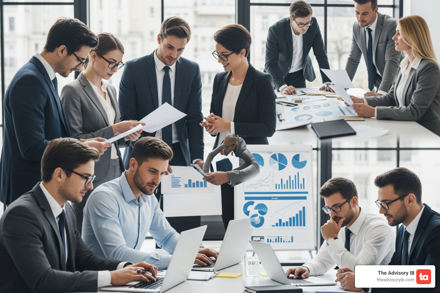 infographic showing four types of business buyers with key characteristics: strategic buyers seeking synergies and market share, financial buyers focused on ROI and cash flow with 70% market share, individual buyers looking for income and hands-on ownership, and internal buyers offering continuity through management buyouts or family succession - business buyers