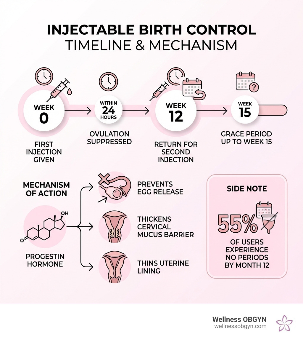 Ovulation Injection Injectable Birth Control: Ultimate 3-Month Freedom