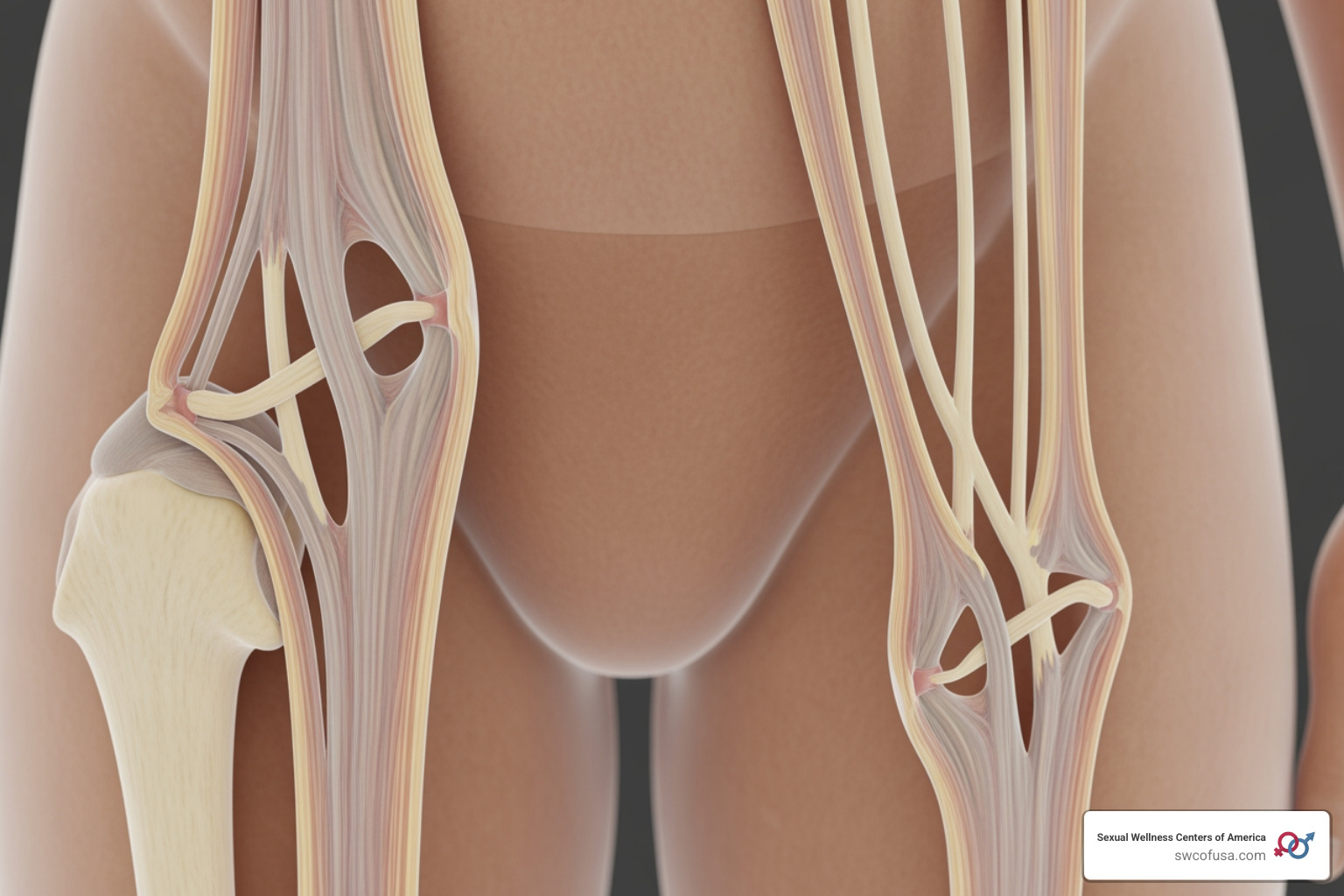 close-up of healthy human tendons and ligaments - collagen peptides for athletes close-up of healthy human tendons and ligaments - collagen peptides for athletes