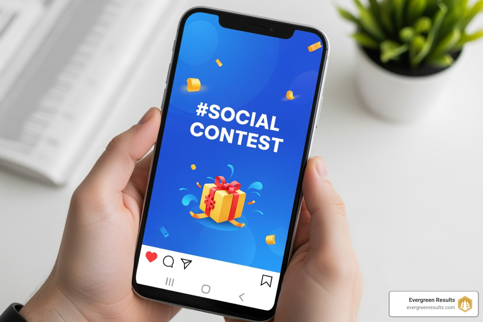 social media contest announcement with hashtag - best use of user generated content