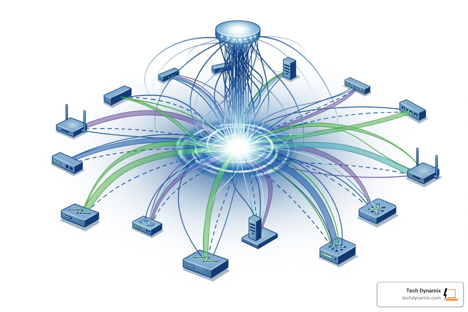 software-defined networking diagram - cloud based data center
