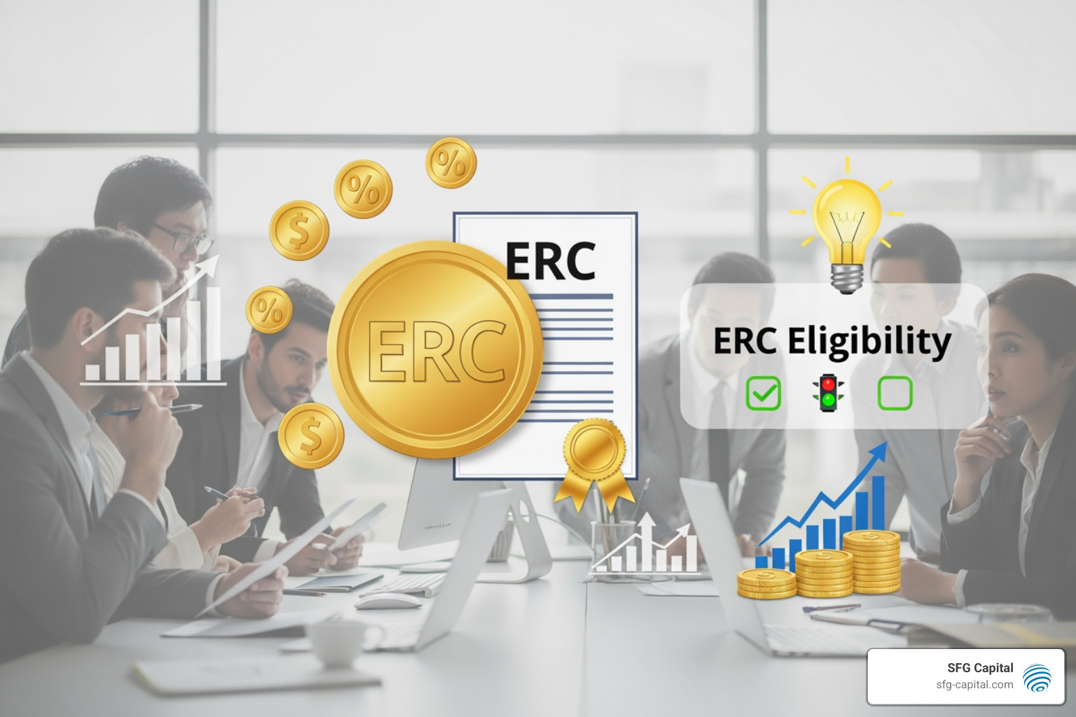 government closure notice on a storefront - ERC credit eligibility