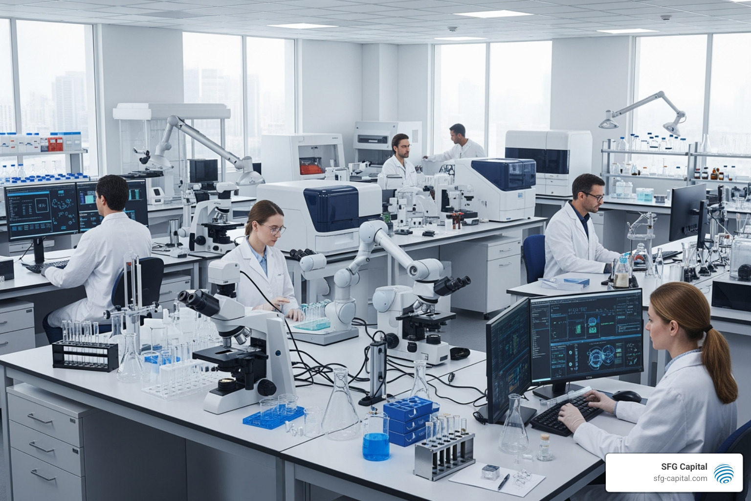 modern research laboratory - Advance tax credits