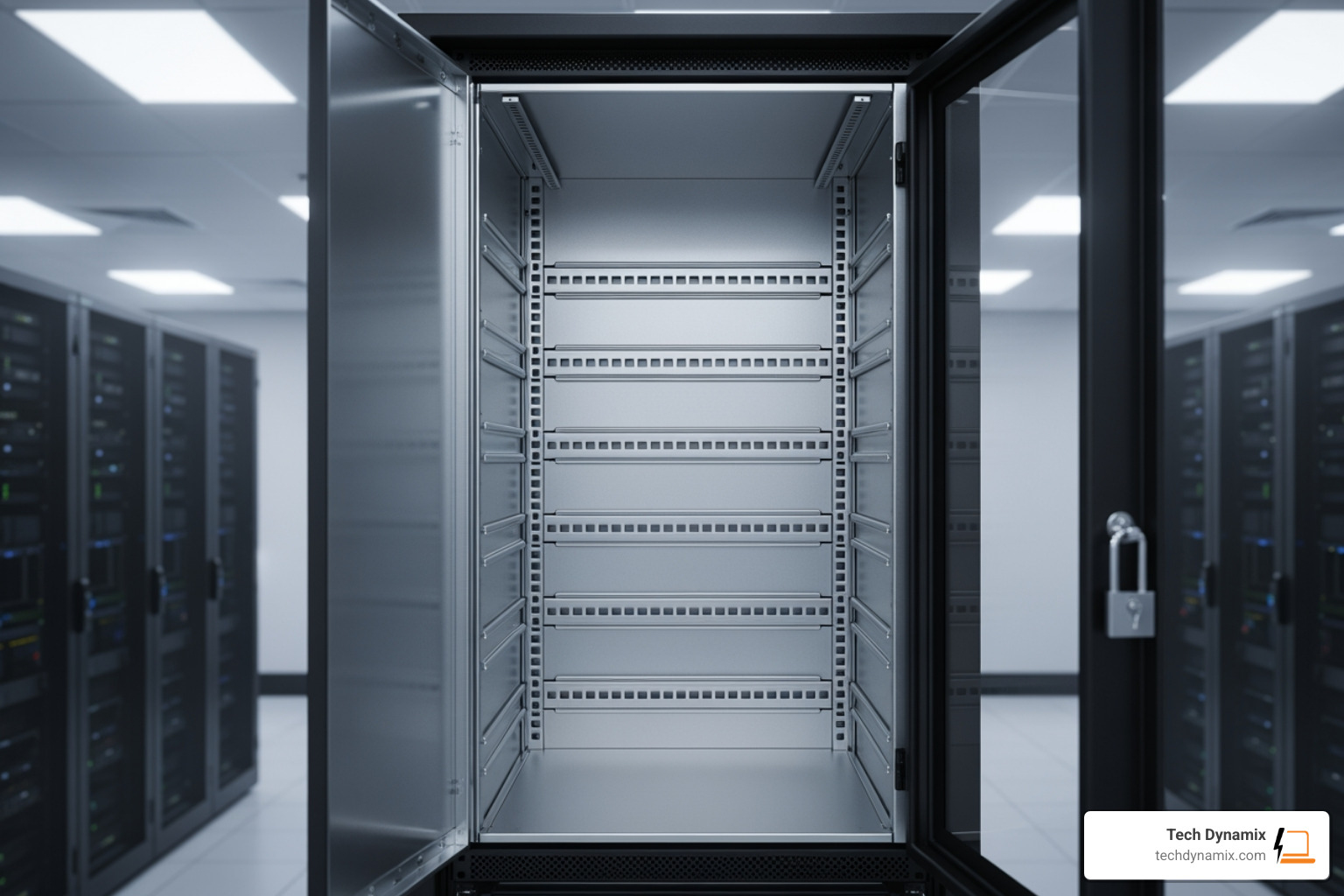 10U partitioned cabinet - Quarter rack colocation