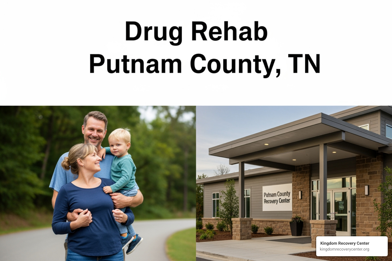 A welcoming rehab facility entrance - Drug Rehab Putnam County, TN