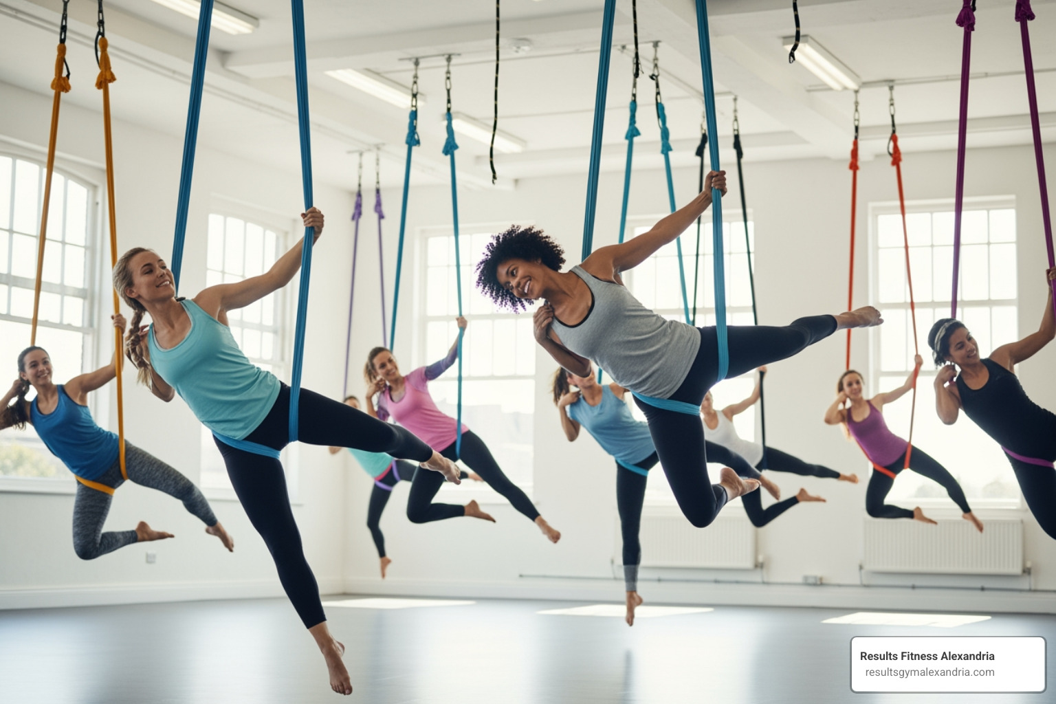 bungee fitness workout - air aerobics classes