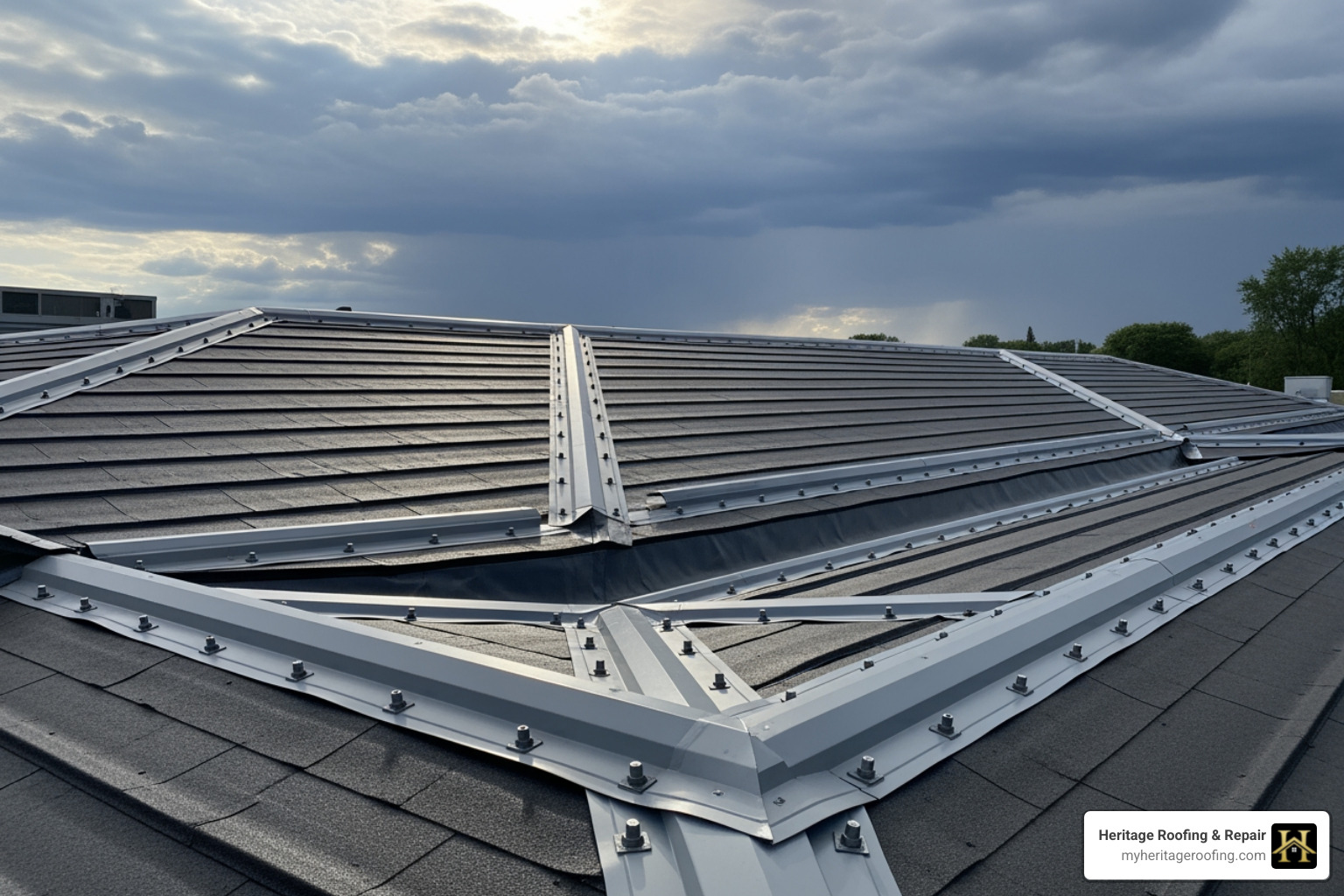 storm-resistant commercial roof - commercial roofing fayetteville ar