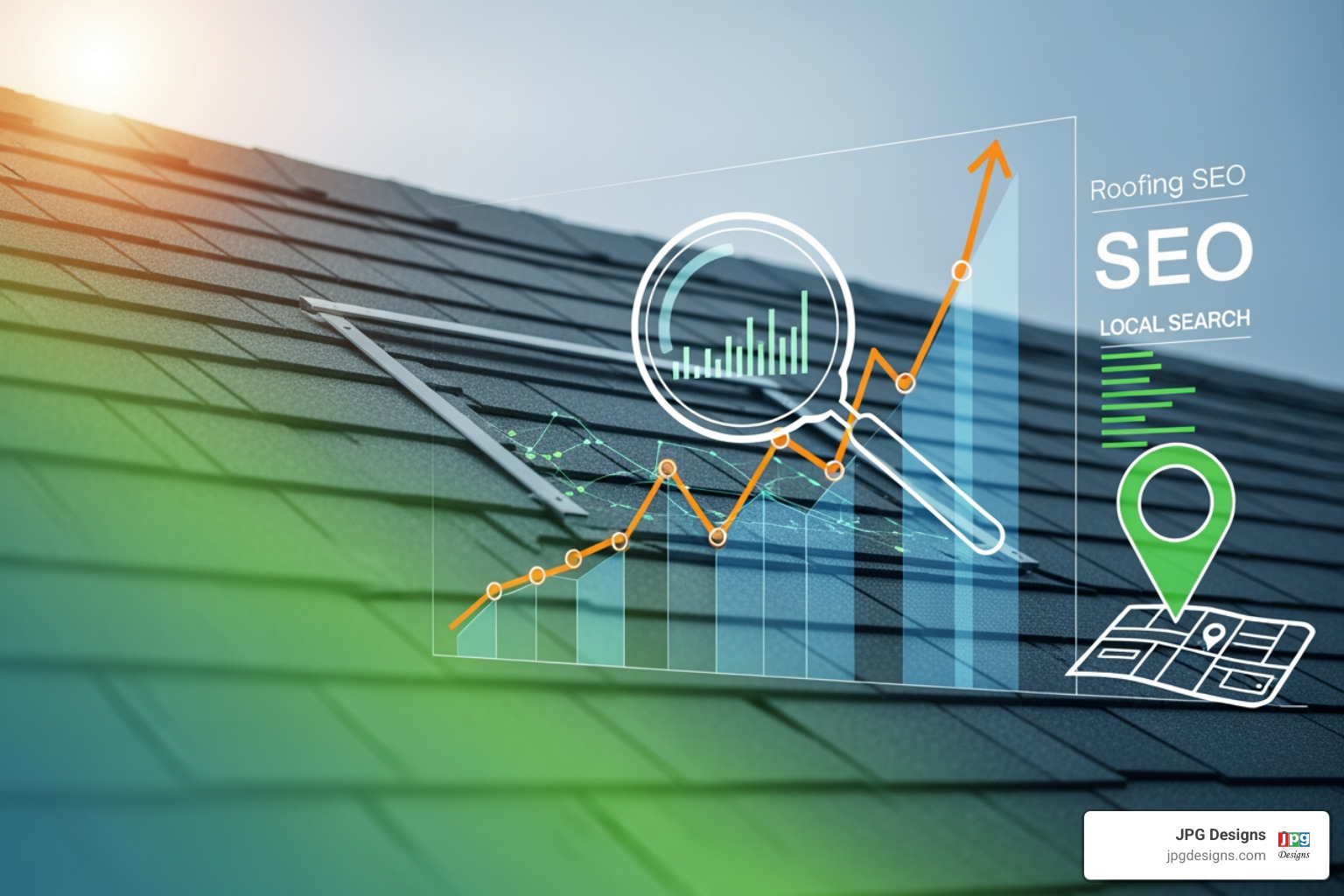 Local map pack results for a roofing company - roofing seo Local map pack results for a roofing company - roofing seo