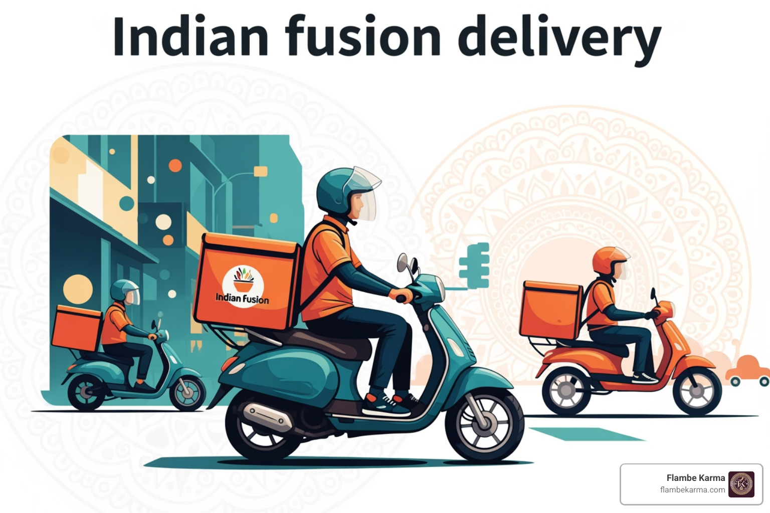 mobile ordering app - indian fusion delivery