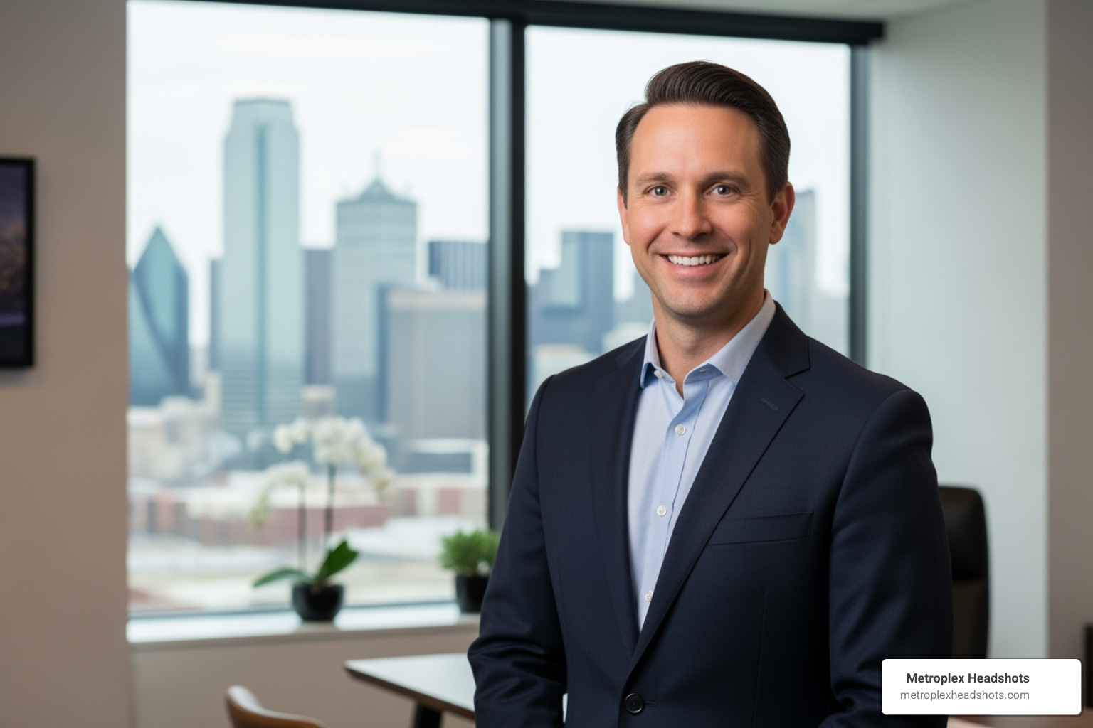 Modern executive portrait in a Dallas office - Dallas business portraits Modern executive portrait in a Dallas office - Dallas business portraits