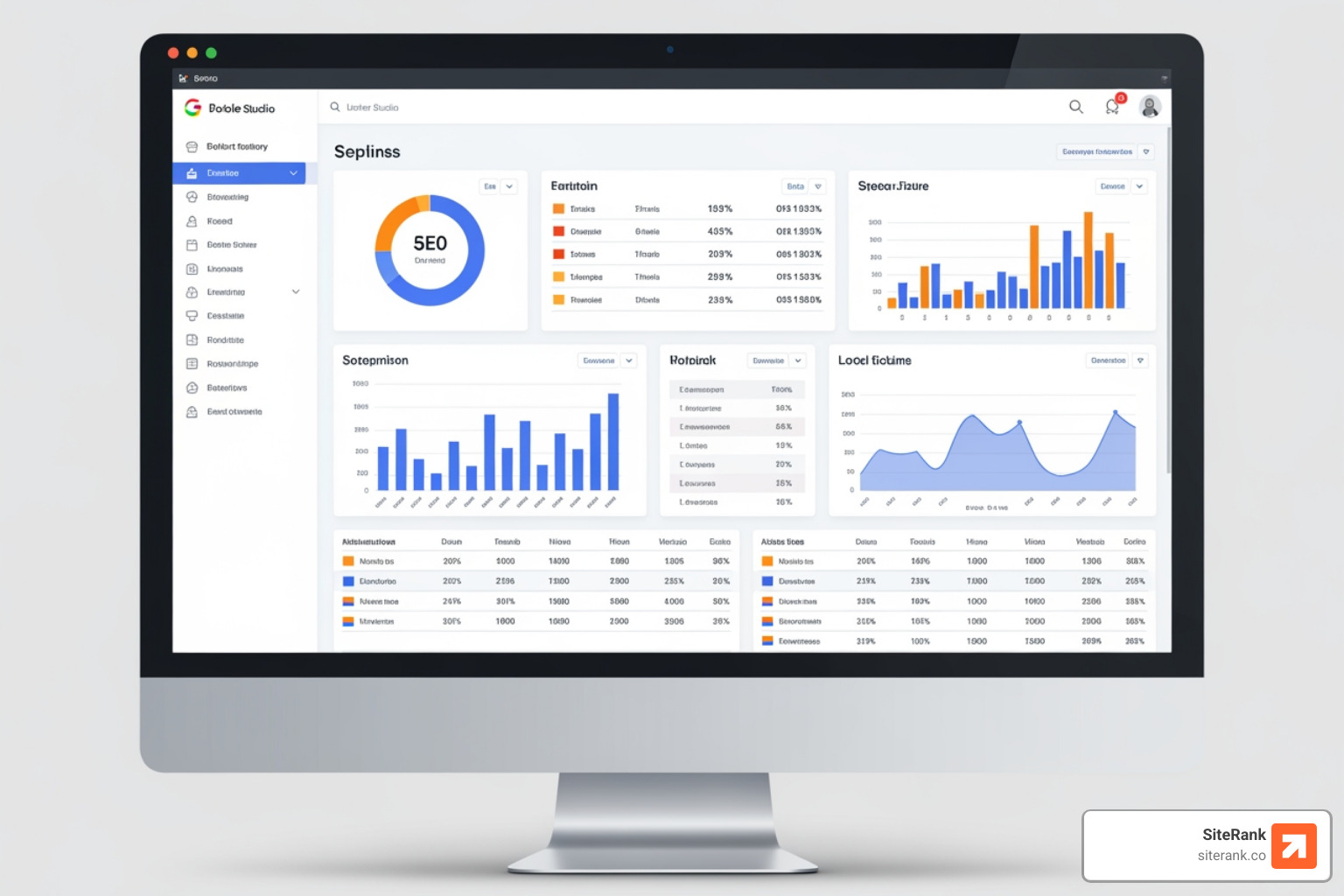 Looker Studio interface screenshot - data studio seo dashboard Looker Studio interface screenshot - data studio seo dashboard