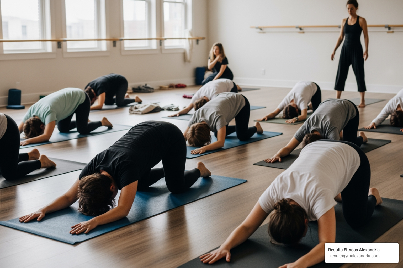 Mysore style yoga class with students practicing individually - Ashtanga yoga classes