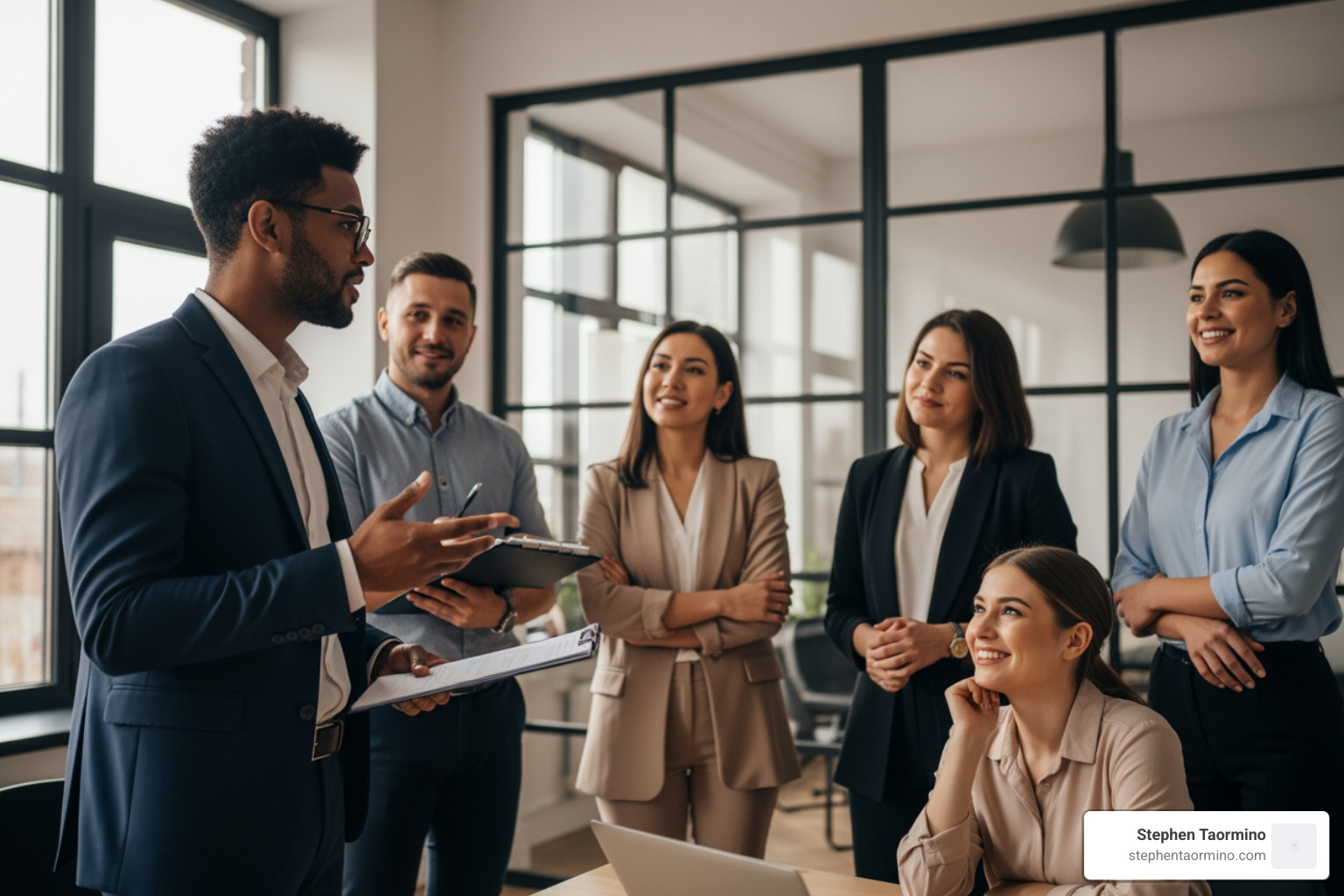 leader inspiring team - change management speaker