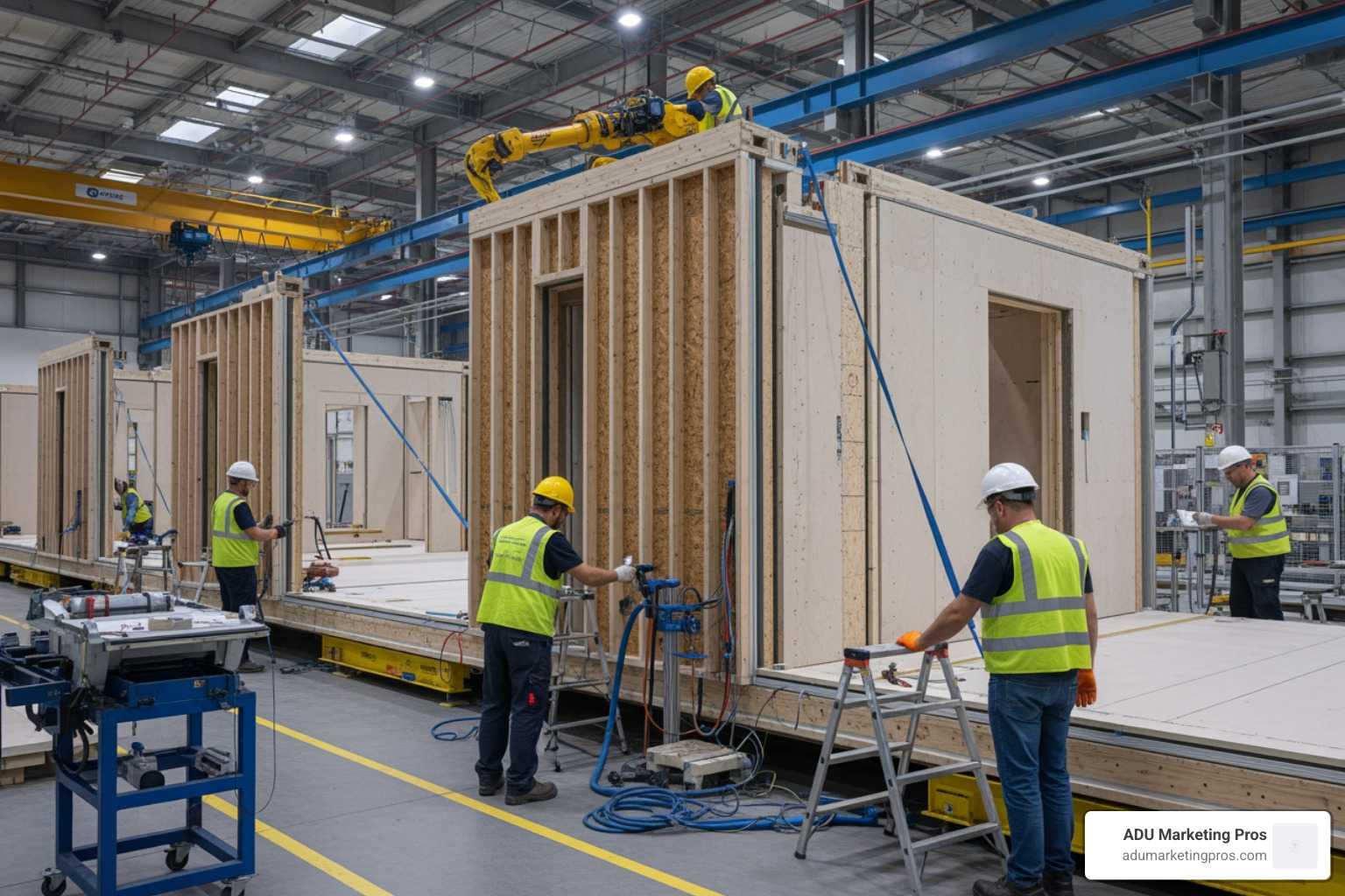 Prefabricated housing factory production line - Small prefab ADU