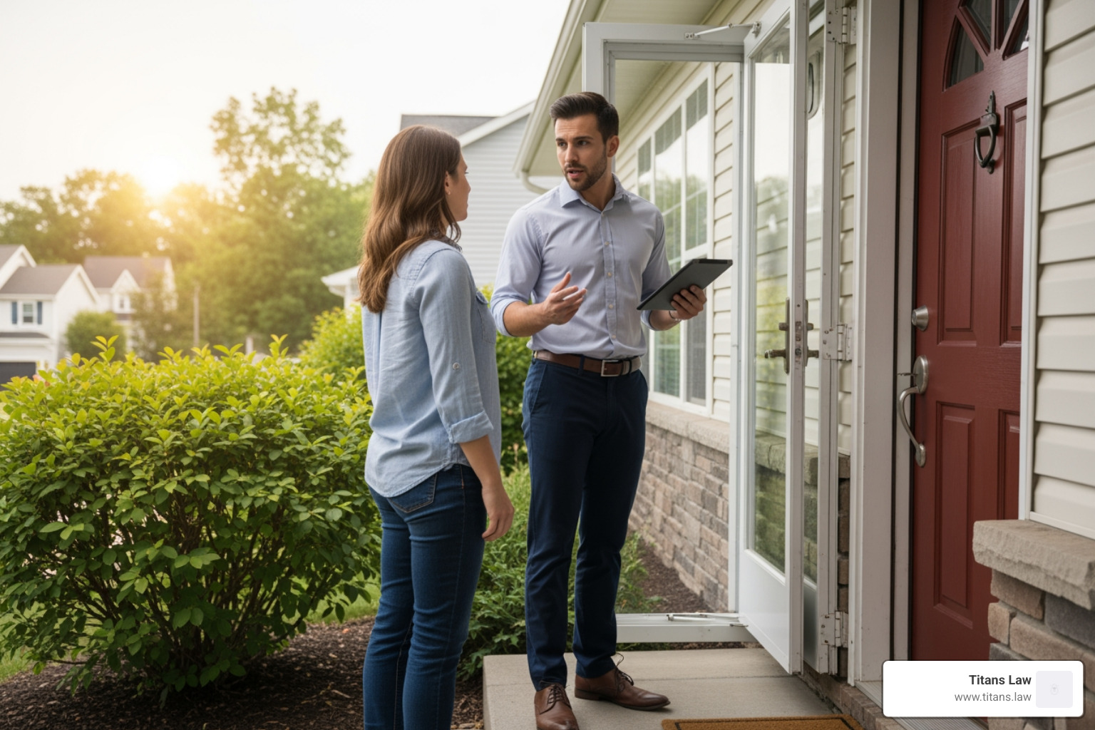 high-pressure door-to-door salesperson - solar installation fraud