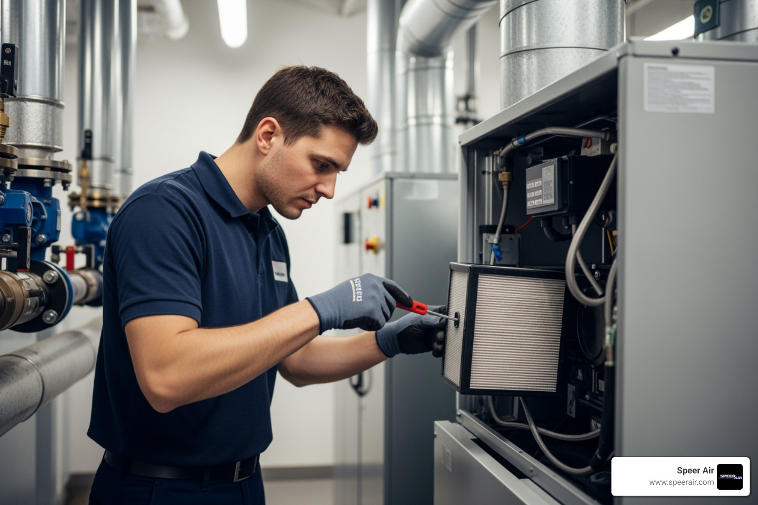 infographic showing commercial heating maintenance checklist including thermostat calibration, filter replacement, burner cleaning, heat exchanger inspection, gas pressure testing, electrical connections check, bearing lubrication, and condensate drain cleaning with before and after system performance metrics - commercial heating maintenance in middlesex county, nj infographic showing commercial heating maintenance checklist including thermostat calibration, filter replacement, burner cleaning, heat exchanger inspection, gas pressure testing, electrical connections check, bearing lubrication, and condensate drain cleaning with before and after system performance metrics - commercial heating maintenance in middlesex county, nj