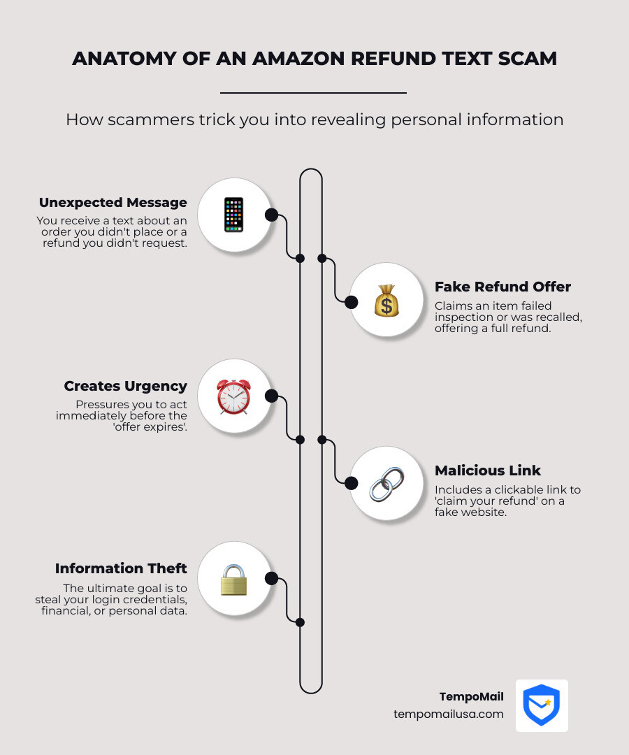 How to Identify Amazon Refund Text Scams | TempoMailUSA