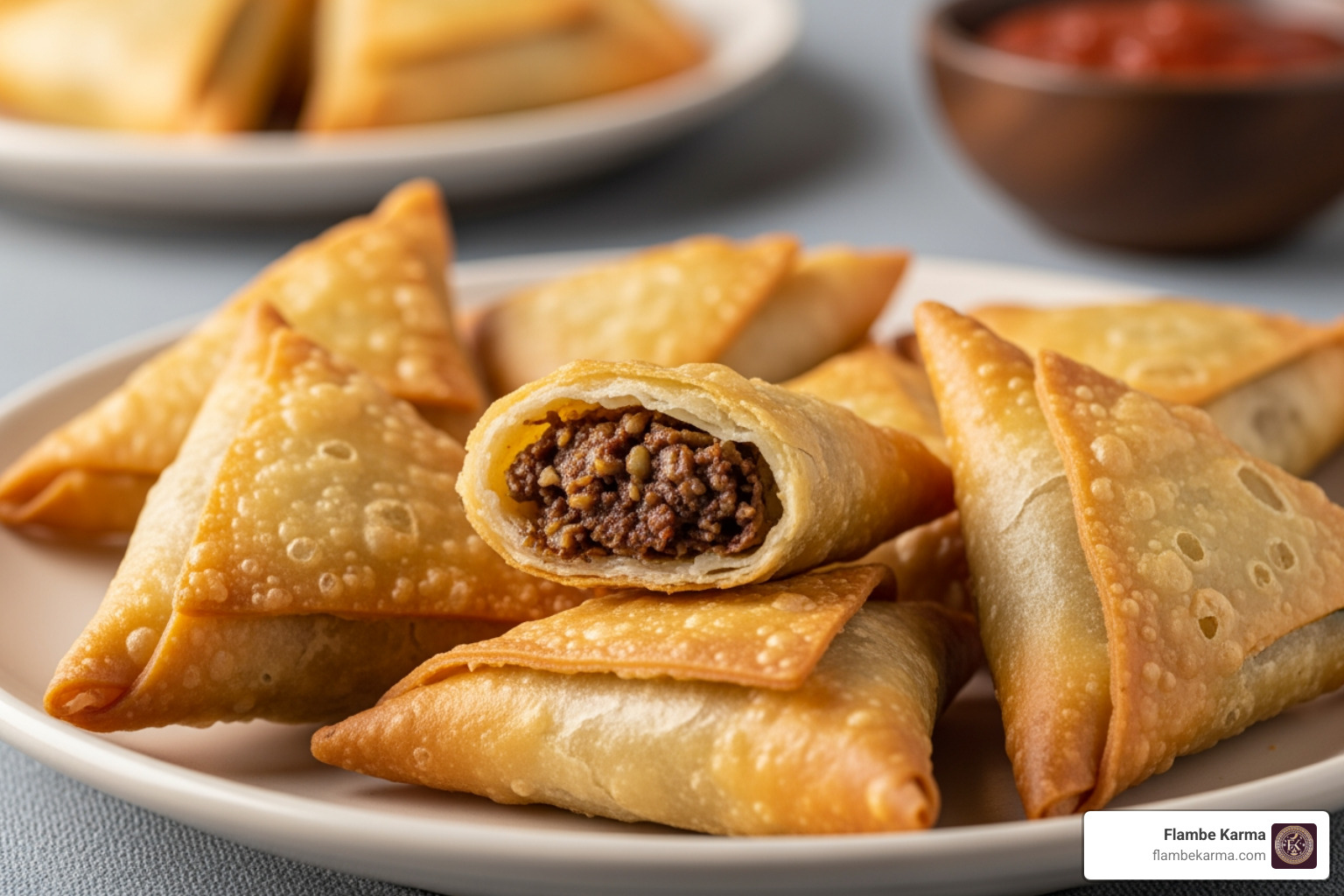 Crispy golden samosas - Best Indian appetizers
