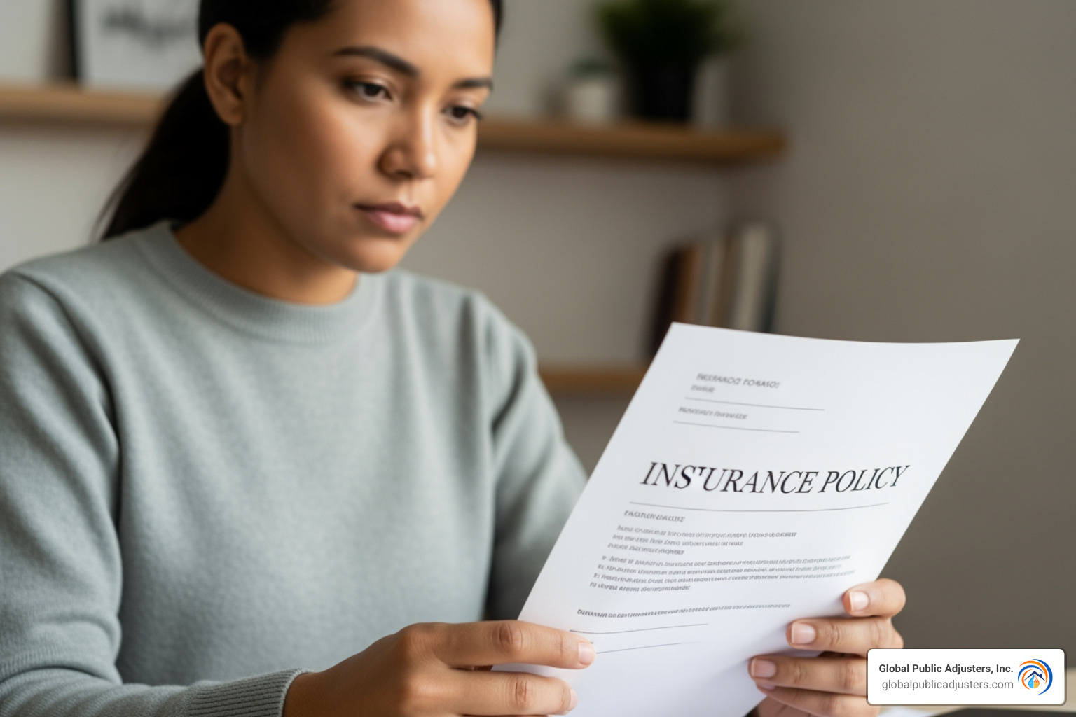 person reviewing an insurance policy - auto insurance settlement negotiation