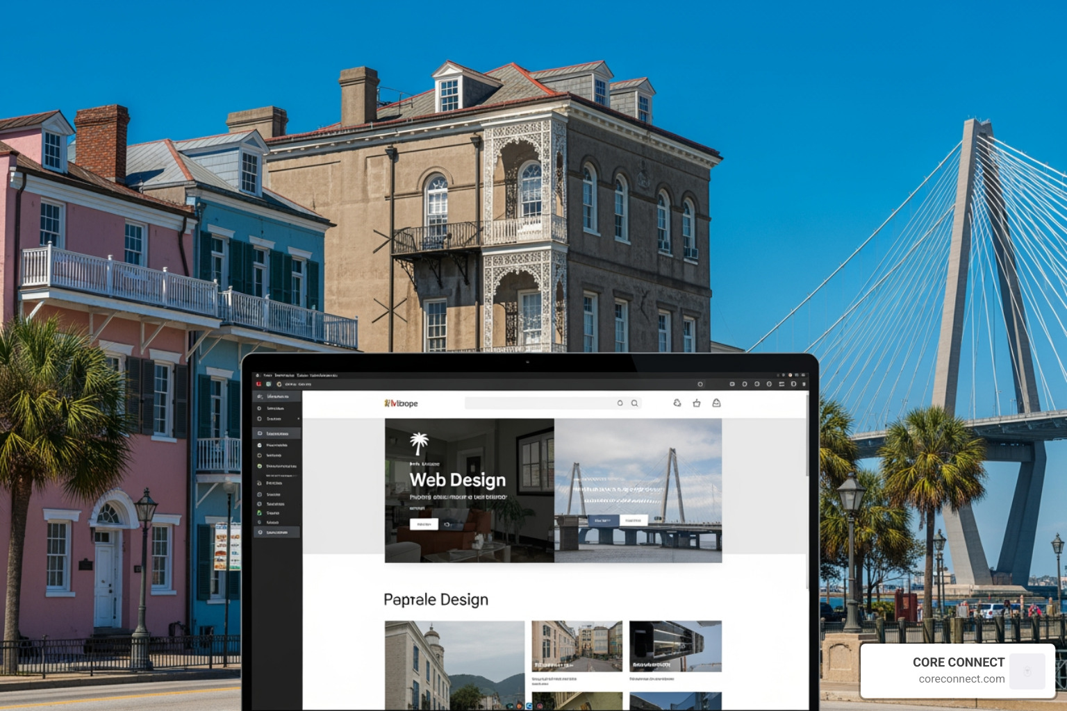 Collaborative design meeting in a Charleston office - web design charleston