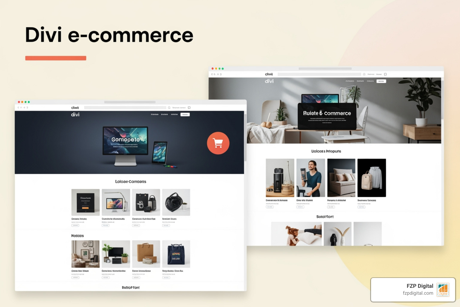 friendly person assembling an online store layout on a laptop with Divi-style blocks and product photos on screen, warm home office, bright natural light, no corporate vibe - divi ecommerce website friendly person assembling an online store layout on a laptop with Divi-style blocks and product photos on screen, warm home office, bright natural light, no corporate vibe - divi ecommerce website