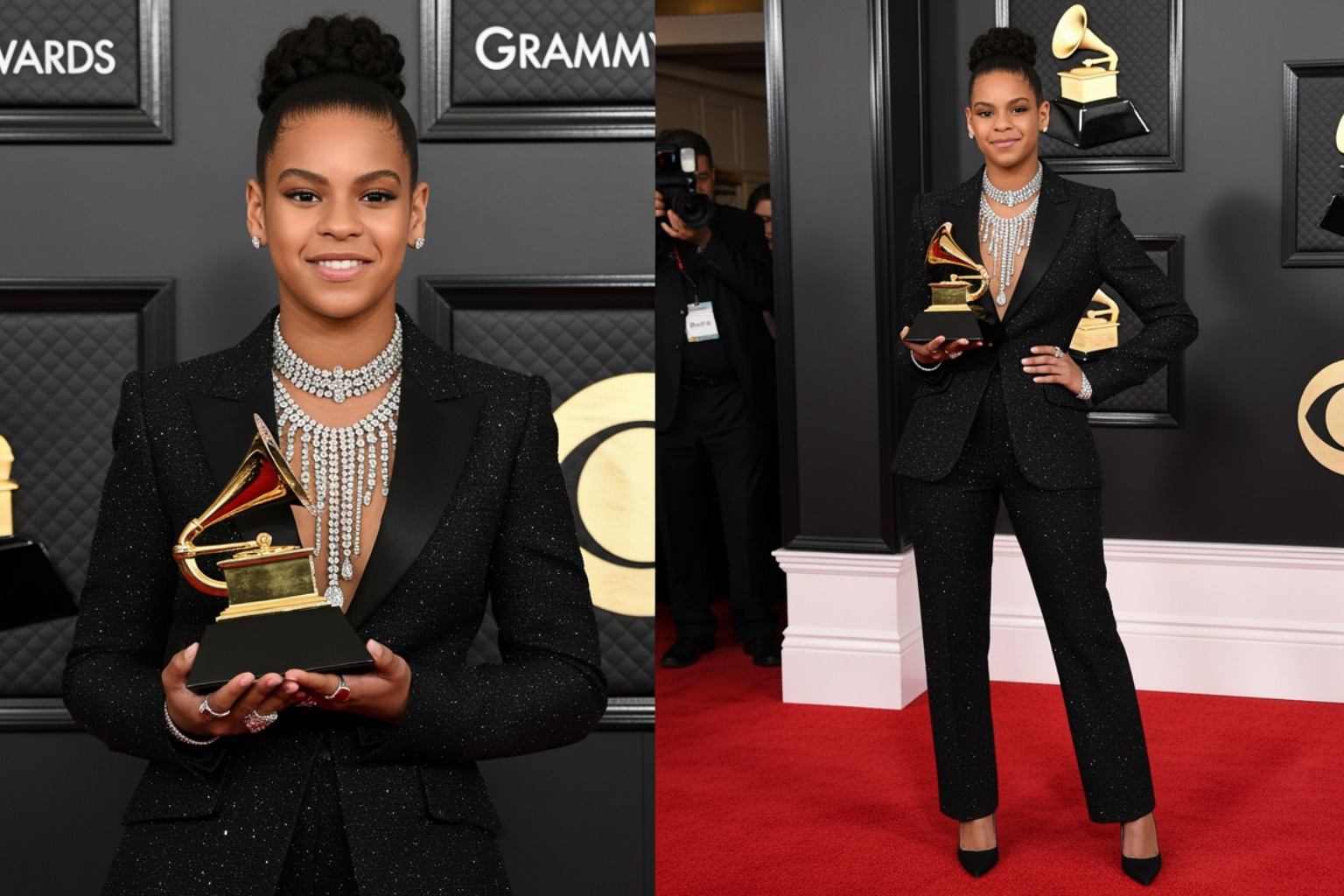 Blue Ivy at the Grammys - how old is blue ivy