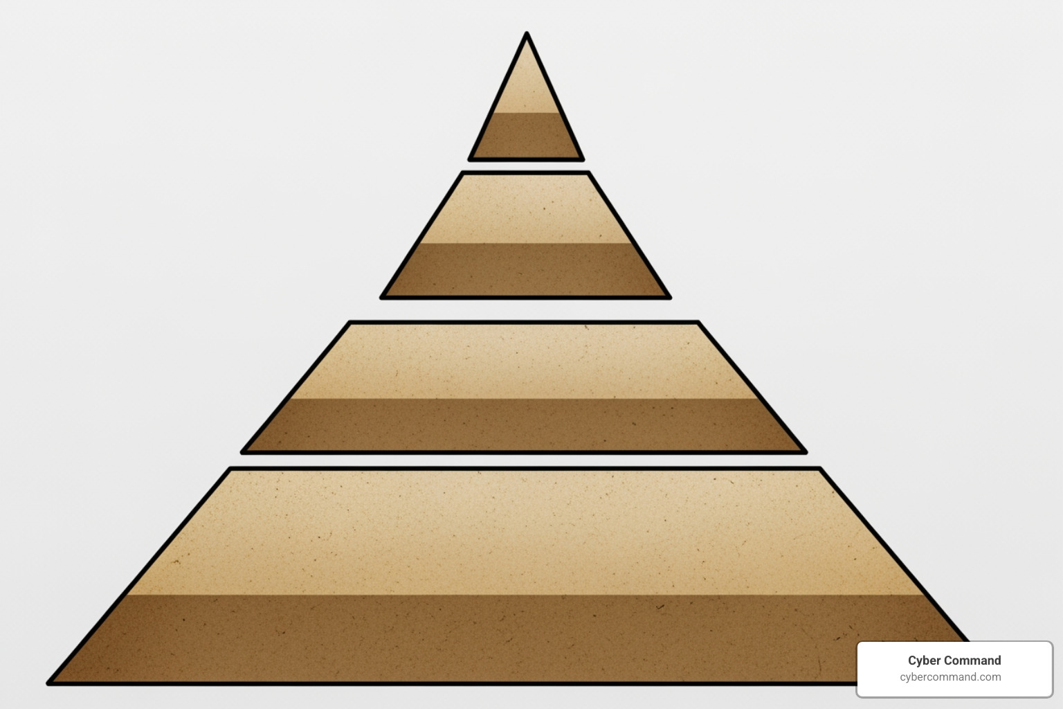 The Test Automation Pyramid showing a broad base of unit tests, a middle layer of API/Integration tests, and a small peak of UI/End-to-End tests - agile and devops testing