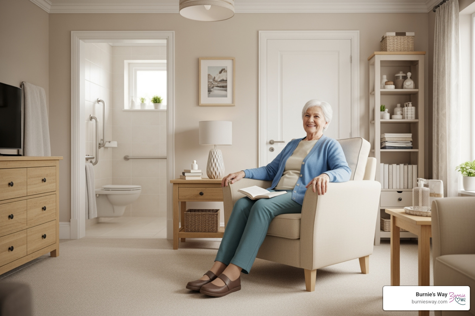 senior enjoying a safe, well-organized home - senior care planning senior enjoying a safe, well-organized home - senior care planning