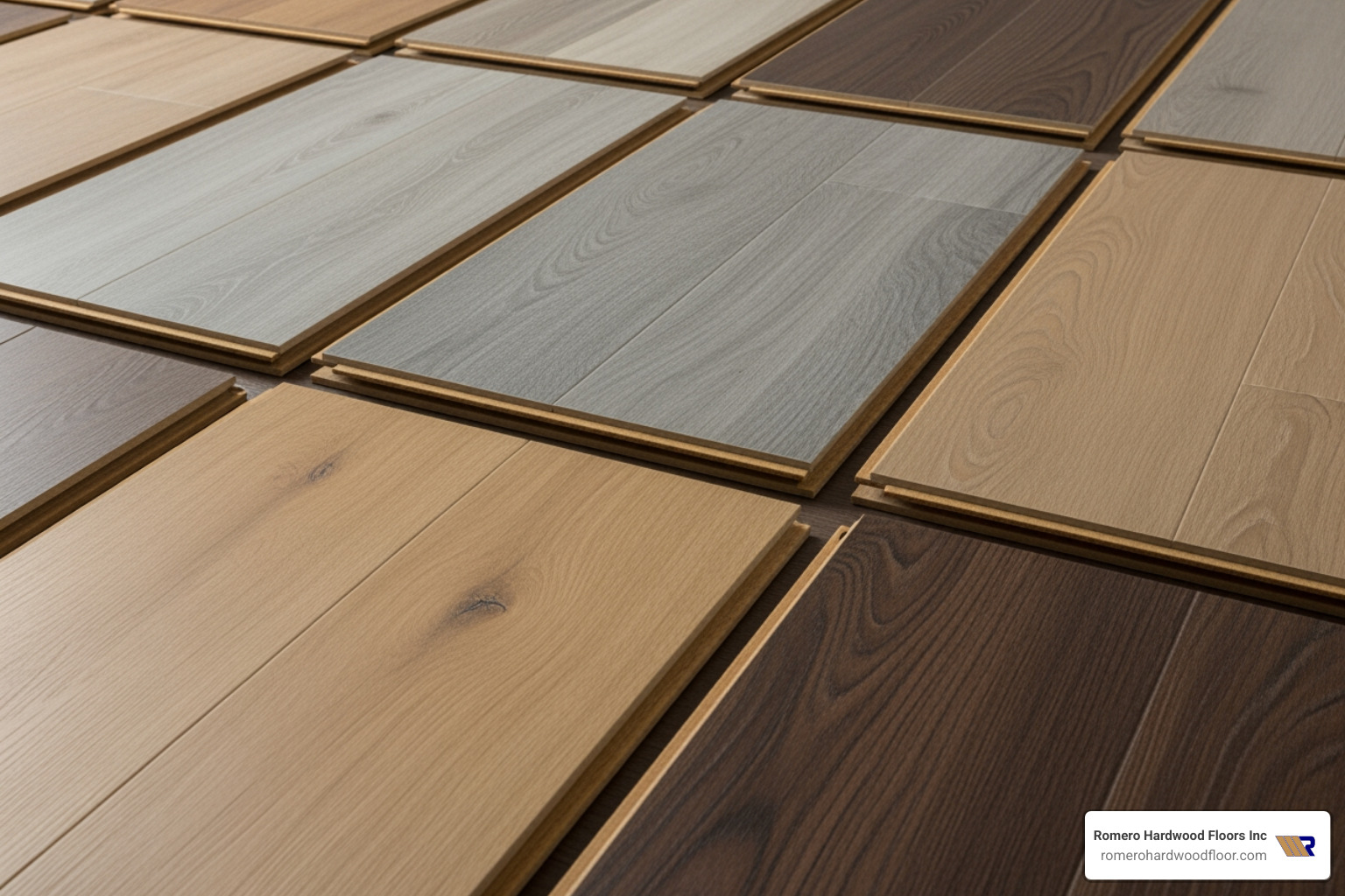 luxury vinyl plank and laminate flooring samples - cheap flooring near me