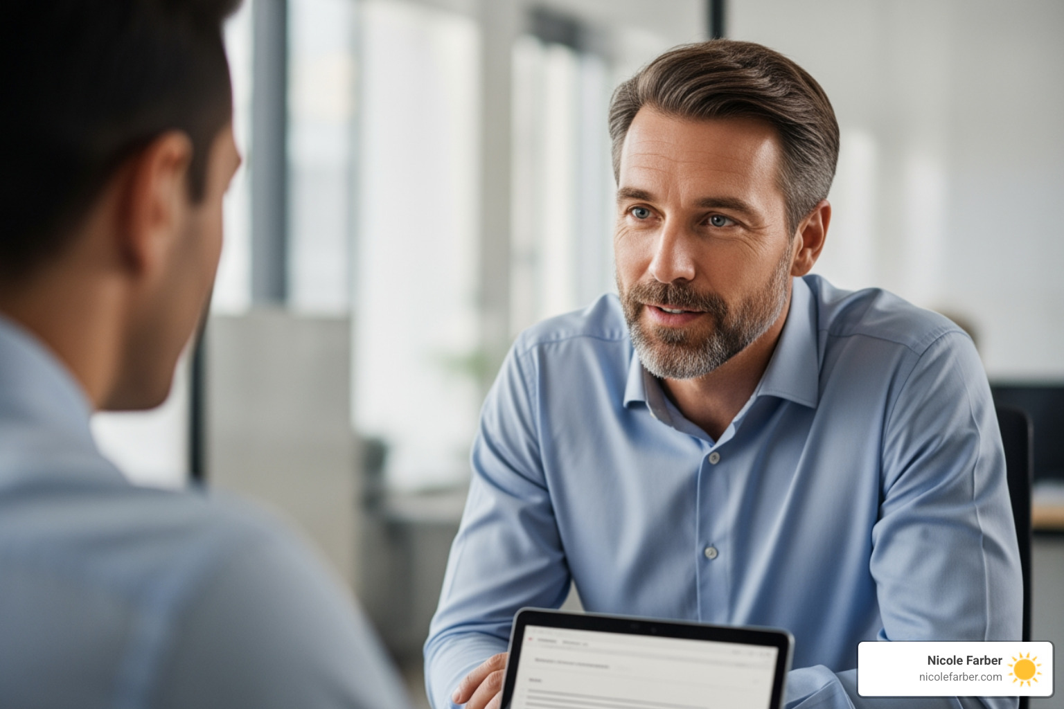 leader practicing active listening during a one-on-one session - how to lead the team