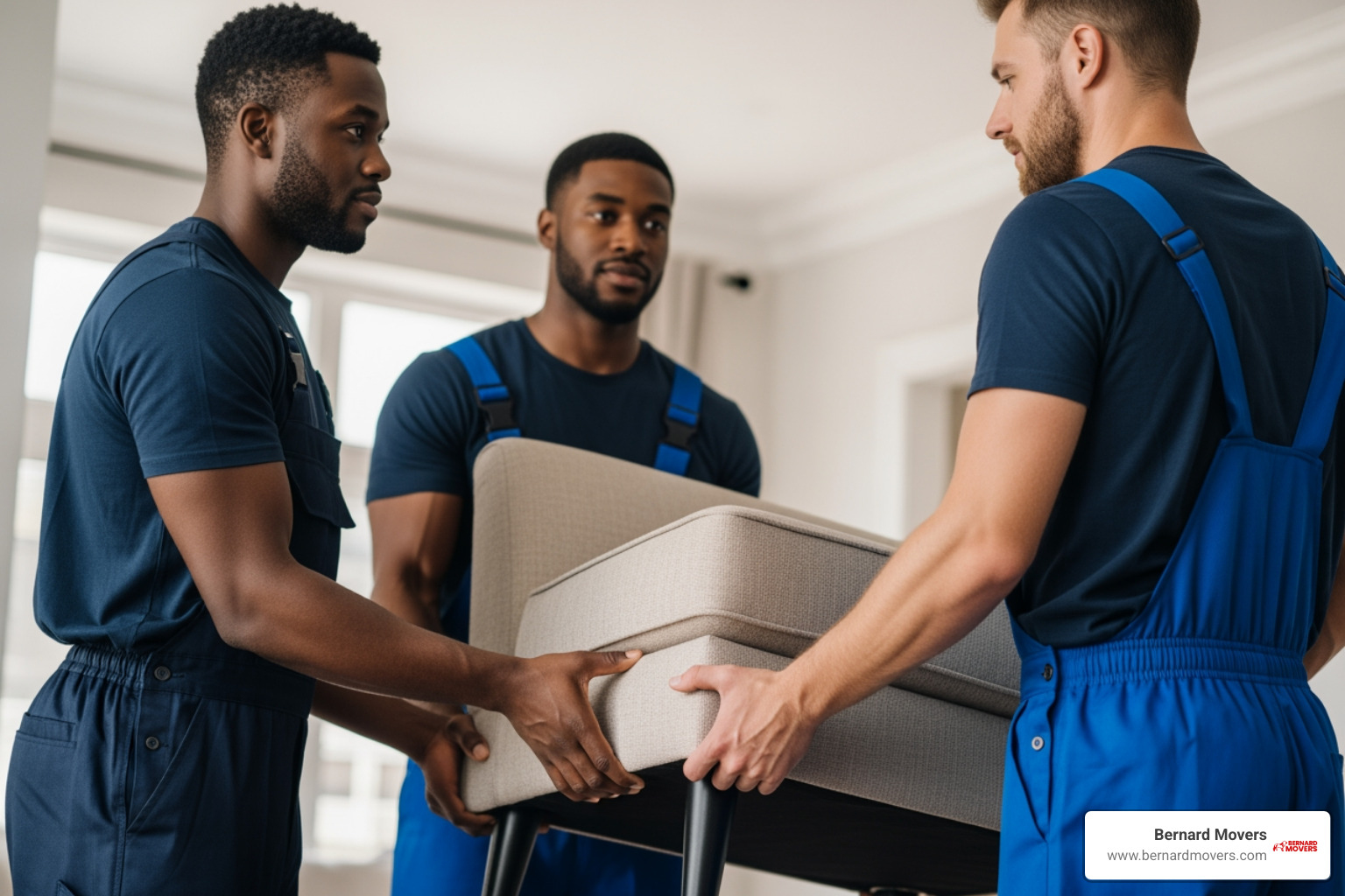 professional movers in Illinois handling a small furniture move - movers for small jobs near me