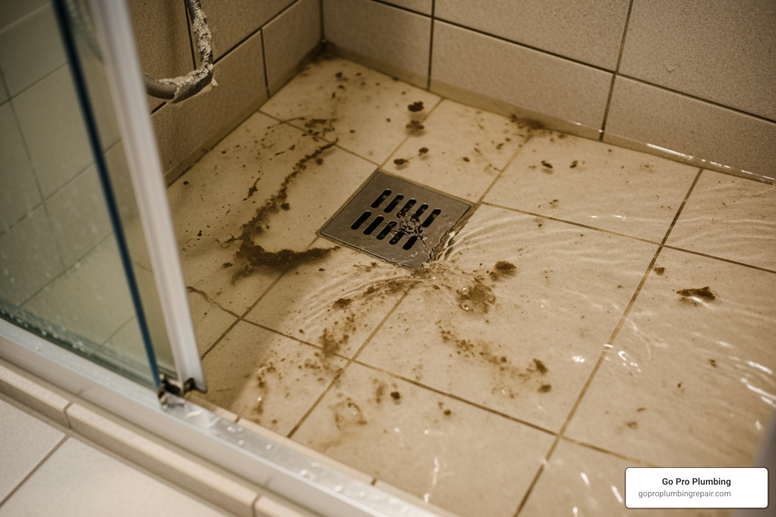 sewage backing up in a shower - how to know if main sewer line is clogged