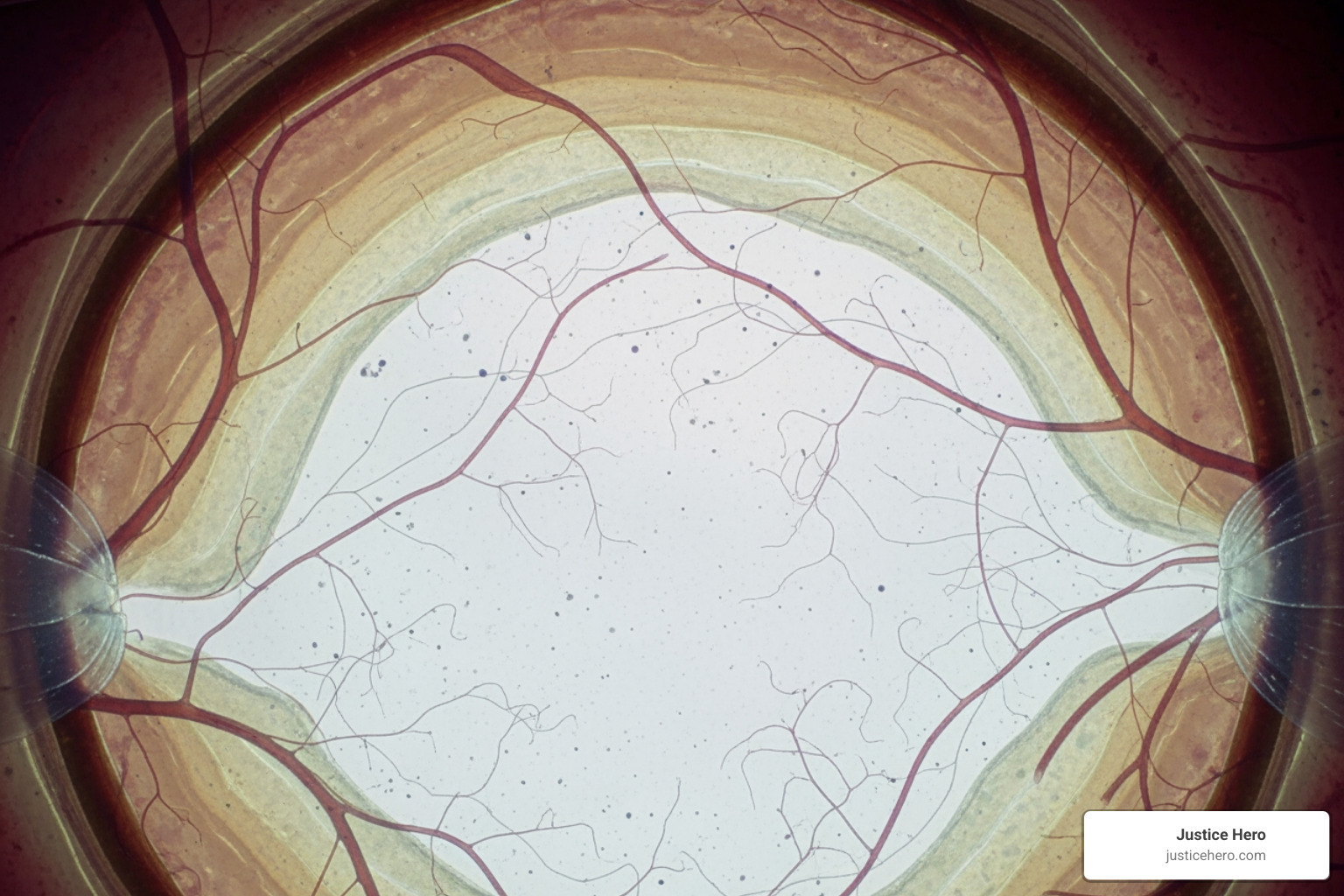 microscopic view of the cornea showing nerve fibers - Foreign body sensation