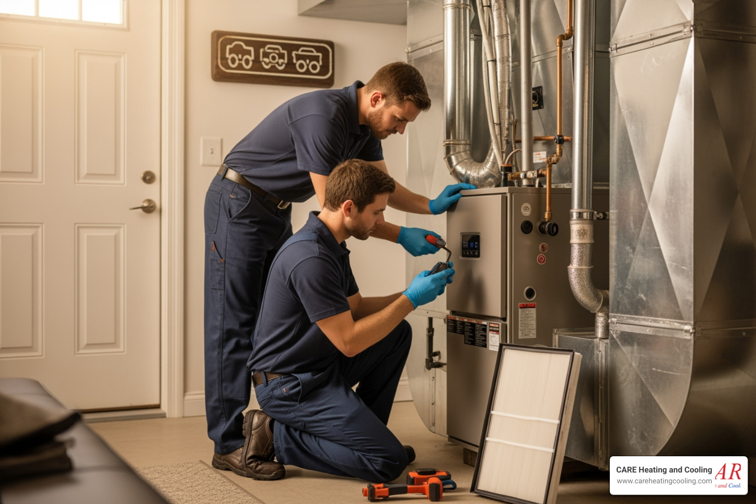 infographic showing benefits of routine furnace maintenance including extended 15-20 year lifespan, up to 30% savings on utility bills, carbon monoxide safety testing, warranty compliance, improved indoor air quality, and prevention of winter breakdowns - affordable furnace maintenance in columbus, oh infographic showing benefits of routine furnace maintenance including extended 15-20 year lifespan, up to 30% savings on utility bills, carbon monoxide safety testing, warranty compliance, improved indoor air quality, and prevention of winter breakdowns - affordable furnace maintenance in columbus, oh