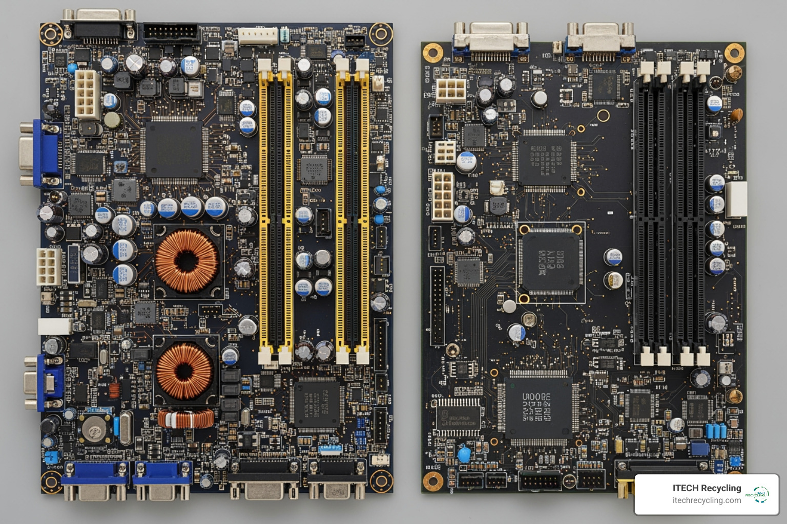 High-grade vs low-grade boards - computer board scrap prices