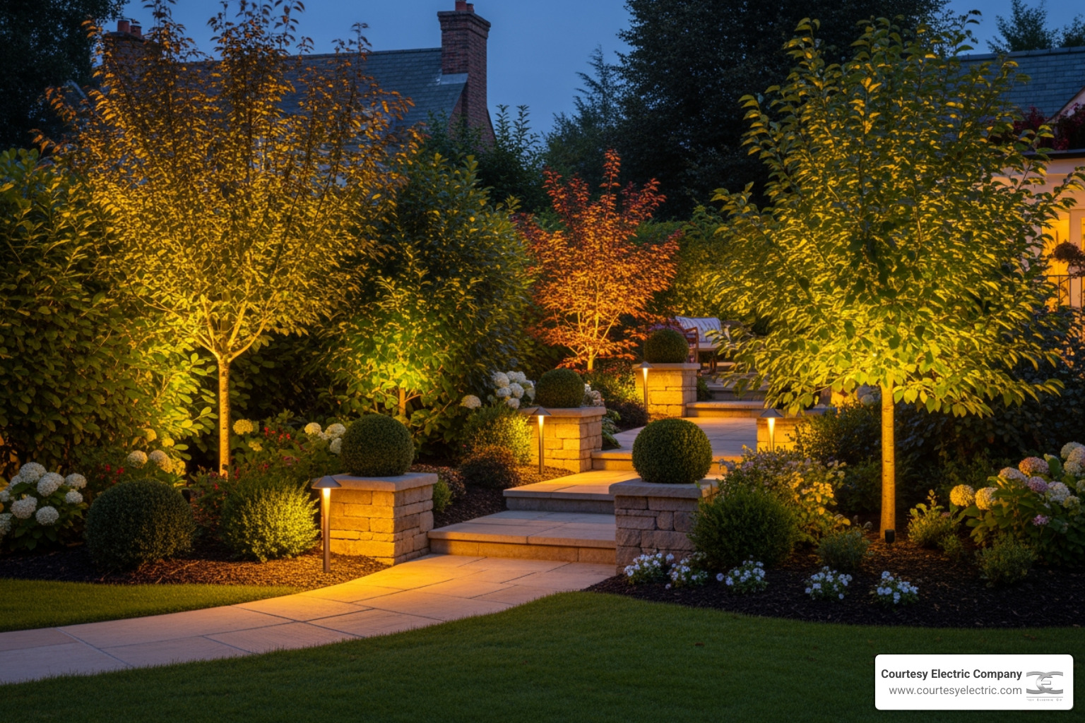 Fraser landscape lighting at dusk - landscape lighting maintenance in fraser, co Fraser landscape lighting at dusk - landscape lighting maintenance in fraser, co