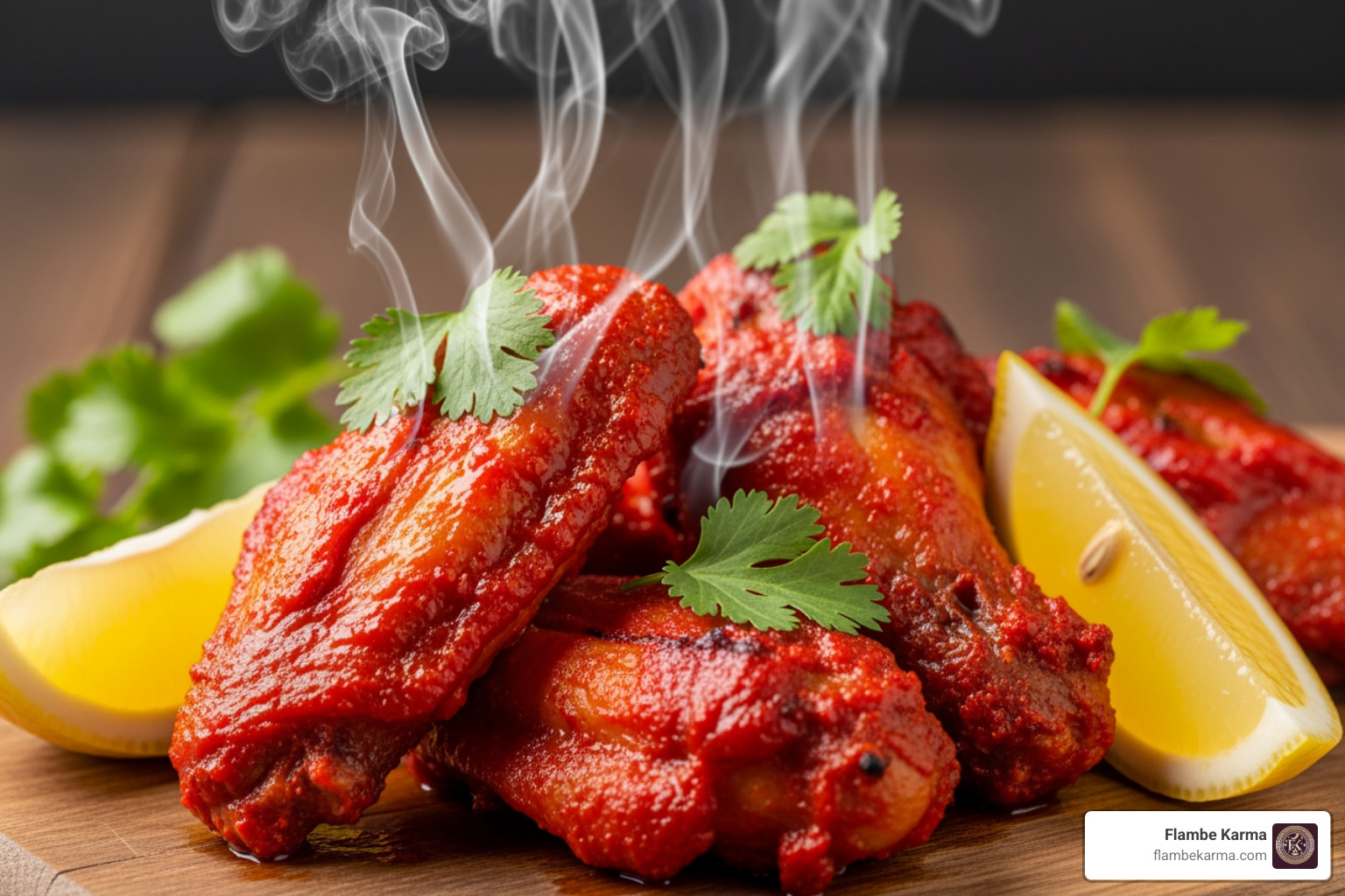Tandoori Chicken Wings - indian fusion dishes
