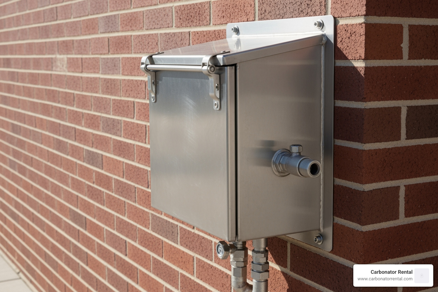 exterior fill box for bulk co2 tank - bulk co2 tank