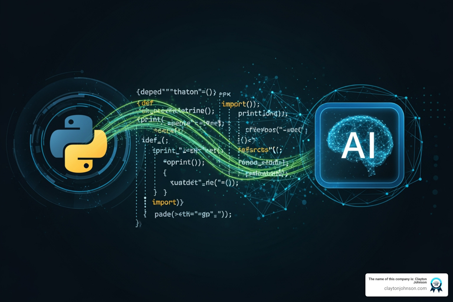 A side-by-side comparison of old, messy Python code and a clean, refactored version generated by an AI tool - ai code generator python